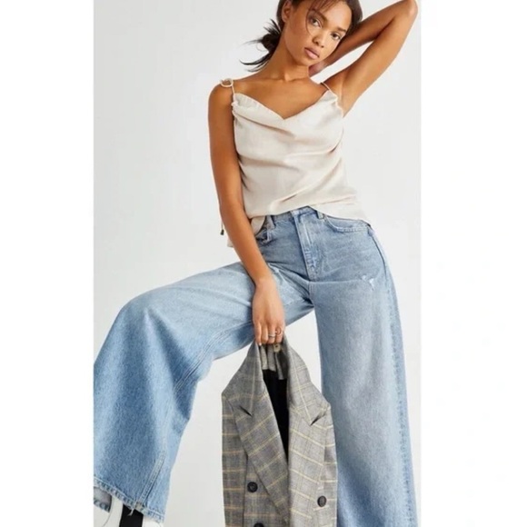 Free People Hattie Silky Tank - Picture 3 of 10